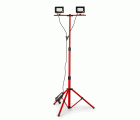 Foco de trabajo LED 2 x 20W SMD + trípode CABEZAL DOBLE